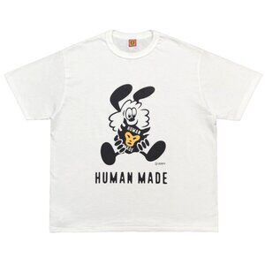 Rabbit Print Short-Sleeved T-Shirt White Human Made